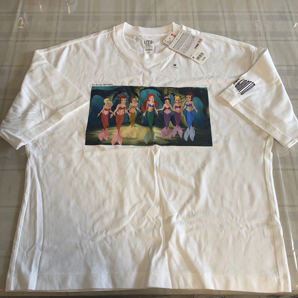 Disney Uniqlo mermaid shirt